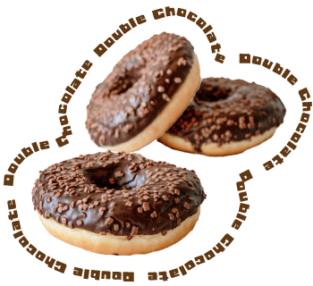 ダブルチョコレートドーナツ